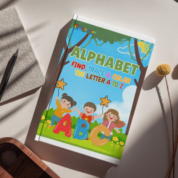 A to Z Alphabet Letter Find, Trace & Color - PDF (26 Pages)