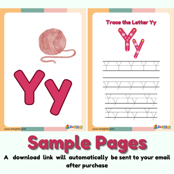 Alphabet Letter Tracing Practice - PDF (52 Pages) - Image 4