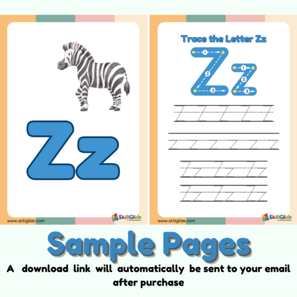 Alphabet Letter Tracing Practice - PDF (52 Pages) - Image 5