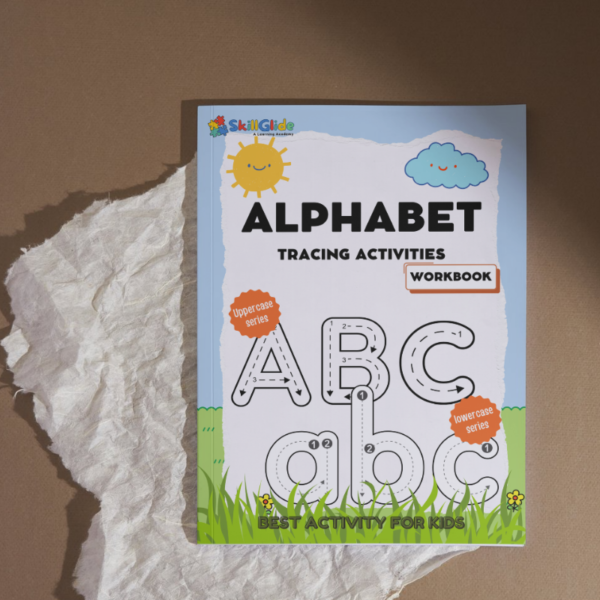 A to Z Alphabet Tracing, Finding & Coloring Workbook - PDF (26 Pages)